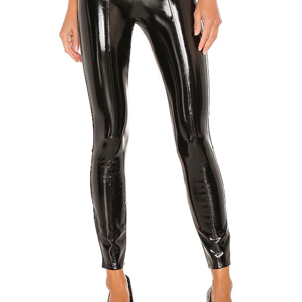 Spanx Faux patent leather leggings